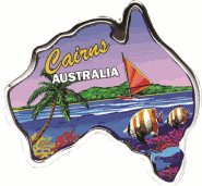 11700: Australia Map Pin, we can customise this crest design for you, this is an example of what we can do